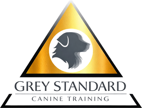 Grey Standard Canine Training logo